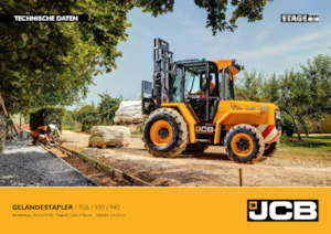 Ruwterrein-heftrucks JCB 940-4