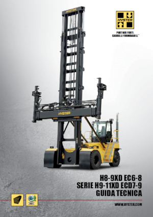 Ruwterrein-heftrucks Hyster H8XD-EC6