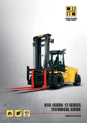 Ruwterrein-heftrucks Hyster H16XD6