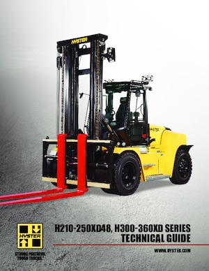 Ruwterrein-heftrucks Hyster H360XD