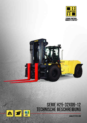 Ruwterrein-heftrucks Hyster H32XD9