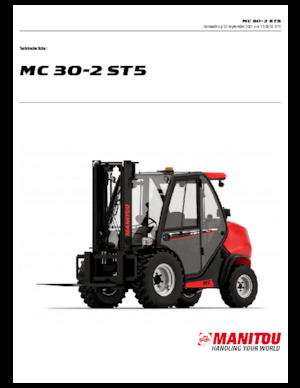 Ruwterrein-heftrucks Manitou MC 30-2