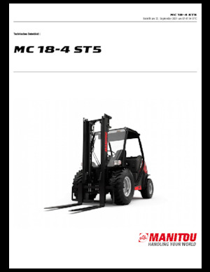 Ruwterrein-heftrucks Manitou MC 18-4