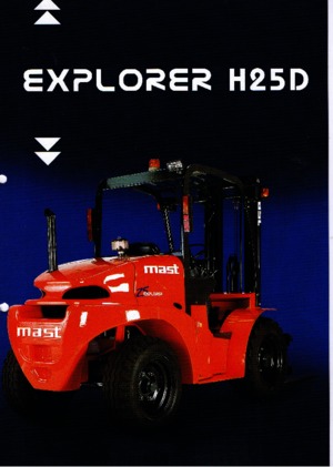 Ruwterrein-heftrucks Mast Explorer H 25 D