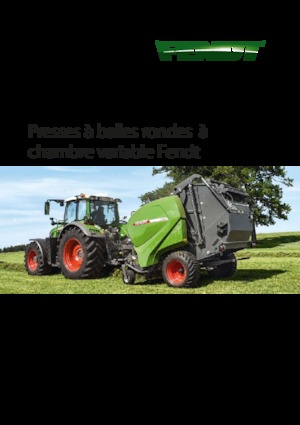 Ronde-balenpersen Fendt 4180 V
