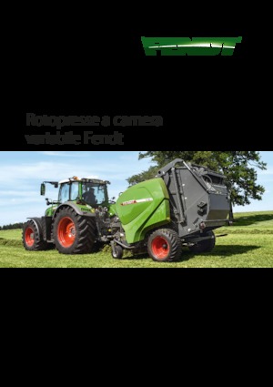 Ronde-balenpersen Fendt 4180 V
