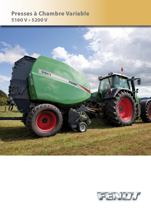 Ronde-balenpersen Fendt 5160 V Rotor