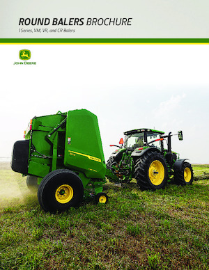 Ronde-balenpersen John Deere 461M