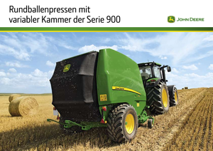 Ronde-balenpersen John Deere 960 Premium