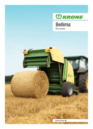 Ronde-balenpersen Krone Bellima F 130