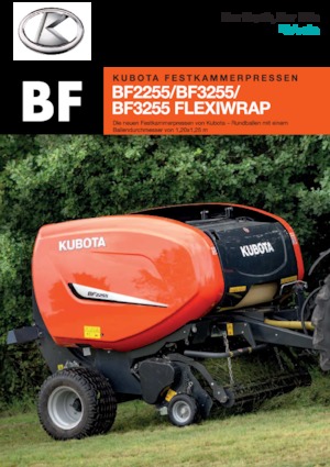 Ronde-balenpersen Kubota BF3255 SC 14