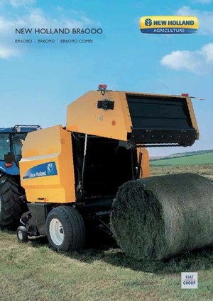 Ronde-balenpersen New Holland BR6090 Combi