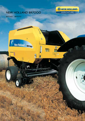 Ronde-balenpersen New Holland BR7070 Raffer