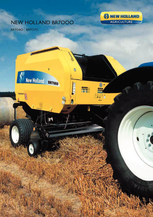 Ronde-balenpersen New Holland BR7070 Raffer