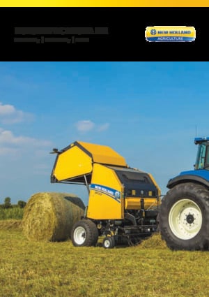 Ronde-balenpersen New Holland BR150 Utility