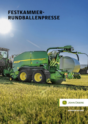 Ronde-balenpersen John Deere F442R 