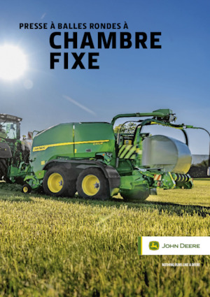Ronde-balenpersen John Deere F442M 