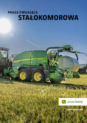Ronde-balenpersen John Deere F442M 