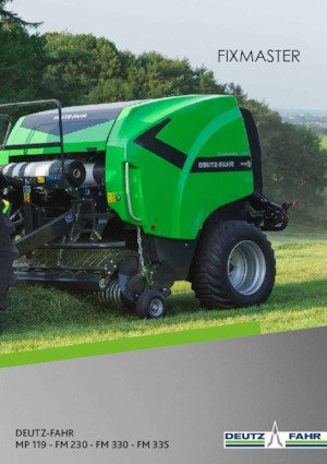 Ronde-balenpersen DEUTZ-FAHR FixMaster 335