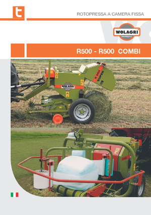 Ronde-balenpersen Wolagri R 500 Combi