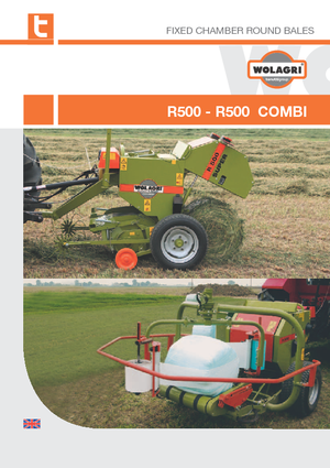 Ronde-balenpersen Wolagri R 500 Combi