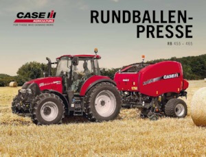 Ronde-balenpersen Case IH RB 465 VC 