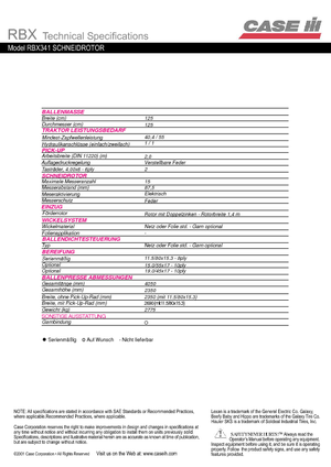 Ronde-balenpersen Case IH RBX 341 IS
