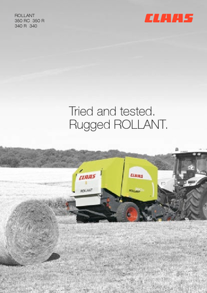 Ronde-balenpersen Claas Rollant 350 RC