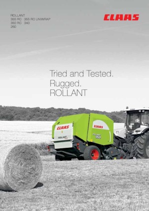 Ronde-balenpersen Claas Rollant 355 RC