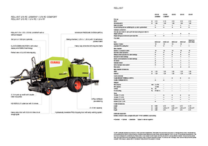 Ronde-balenpersen Claas Rollant 374 RC Pro