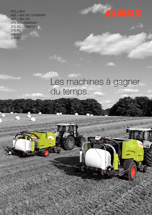 Ronde-balenpersen Claas Rollant 375 RC