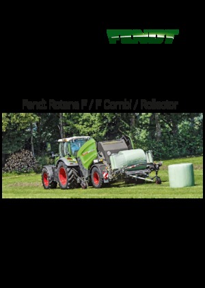 Ronde-balenpersen Fendt Rotana 130 F Combi