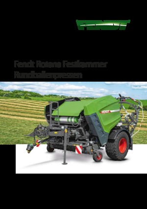 Ronde-balenpersen Fendt Rotana 130 F