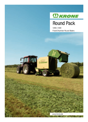 Ronde-balenpersen Krone Round Pack 1250 MC