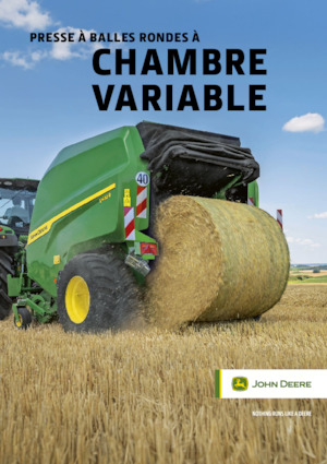 Ronde-balenpersen John Deere V452M 