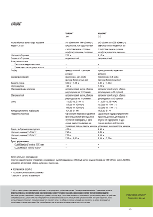 Ronde-balenpersen Claas Variant 370