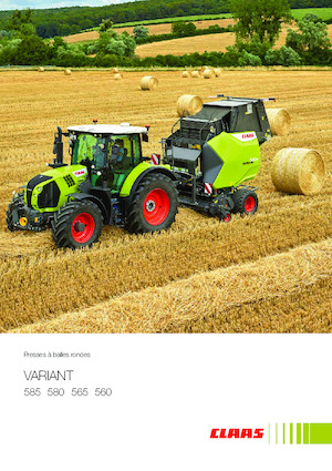 Ronde-balenpersen Claas Variant 560 RF
