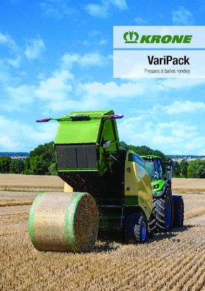 Ronde-balenpersen Krone VariPack V 165 XC 