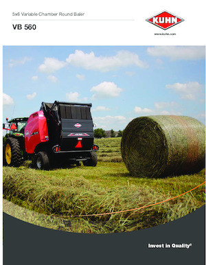Ronde-balenpersen Kuhn VB 560