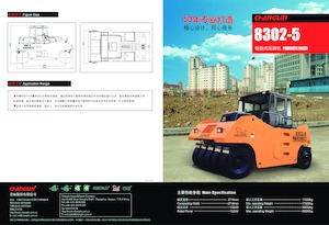 Walsen met rubberwielen Changlin 8302-5