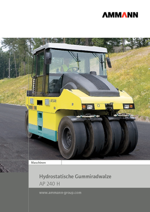 Walsen met rubberwielen Ammann AP 240 H