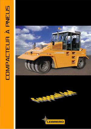 Walsen met rubberwielen Lebrero CNL 824
