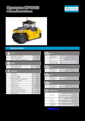 Walsen met rubberwielen Dynapac CP 2700