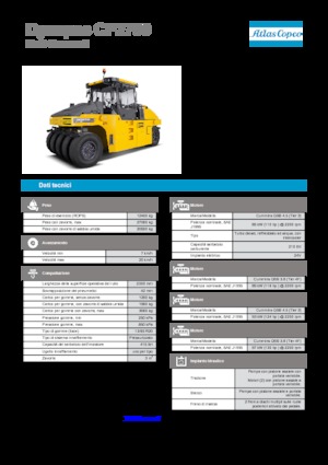 Walsen met rubberwielen Dynapac CP 2700