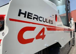 Walsen met rubberwielen Corinsa Hercules C4