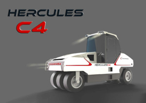 Walsen met rubberwielen Corinsa Hercules C4 