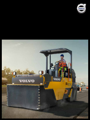 Walsen met rubberwielen Volvo PT125C 