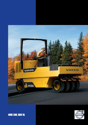 Walsen met rubberwielen Volvo PT125R