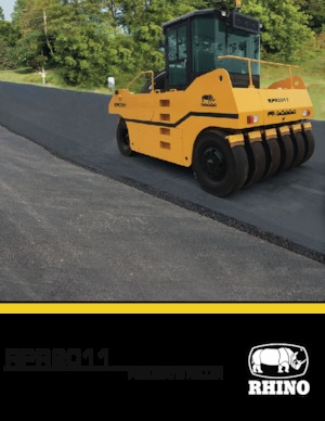 Walsen met rubberwielen RHINO RPR2011