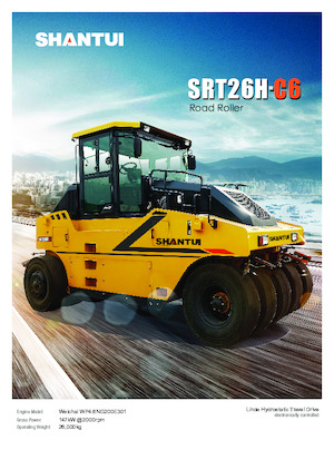 Walsen met rubberwielen Shantui SRT26H-C6 